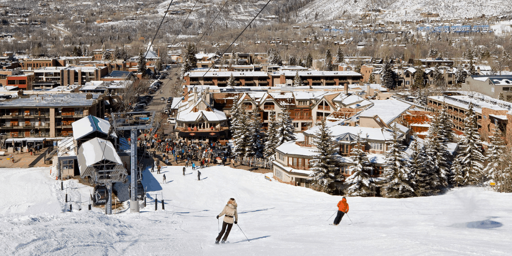 Aspen Ski Resort is a famous ski trip destination. 
