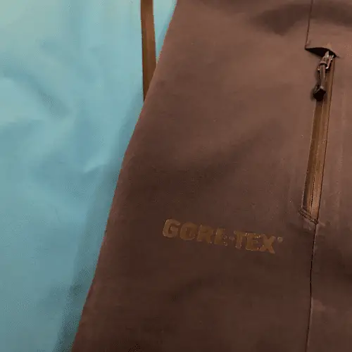 Heavily uses Gore-Tex fabric.