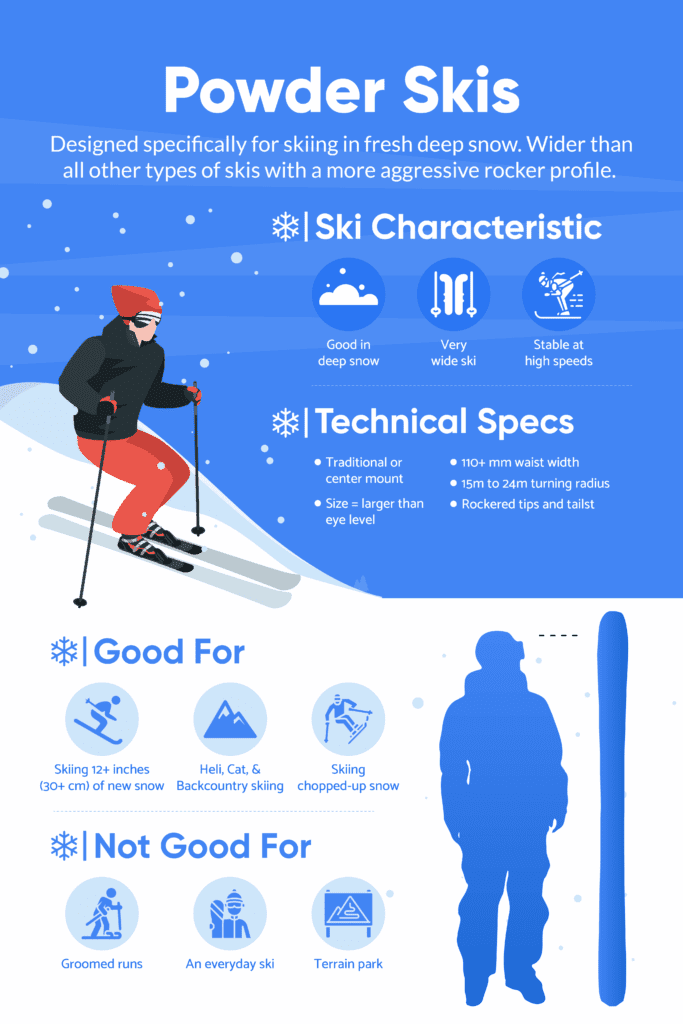 Powder Ski Infographic