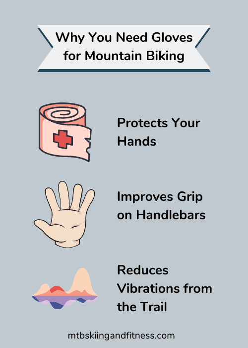 Should You Wear Mountain Bike Gloves Infographic