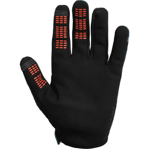 MTB glove with silicone finger tips