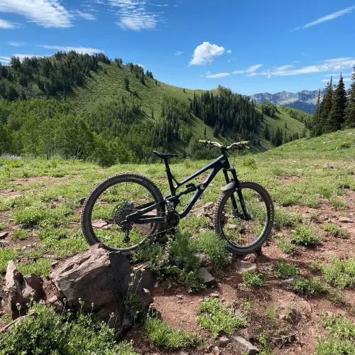 Enduro mountain bike Park City Utah